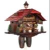 HerrZeit by Adolf Herr Cuckoo Clock - The Busy Wood Chopper view 2