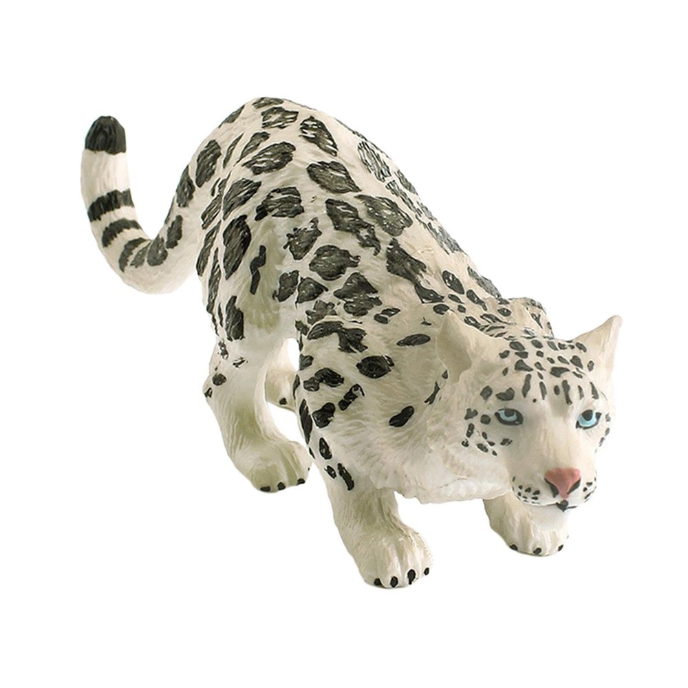 EHJRE Wildlife Sculpture for Home Decor - Elegant Tabletop Figurine for Living Room Or Office, Snow Leopard