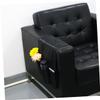 PRETYZOOM Sofa Armrest Organizer Bag for Phone Magazines and Tv Remotes Durable Black Storage Pouch for Couch and Armchair Living Room and Bedroom Use view 4