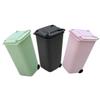 Amosfun 6pcs Smart Trash Can Garbage Can Lid Black Waste Storage Bucket for Office view 1