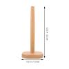 ABOOFAN Countertop Paper Towel Holder Sturdy Kitchen Roll Stand for Paper Towels Rags and Bathroom Use for Home Organization and Space-Saving view 3
