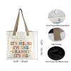 WCGXKO Grammy Gift For Women Grammy Birthday Gift It's Me Hi I'm The Grammy It's Me Tote Bag Grammy Grandma Mothers Day Gift view 4