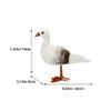 BESPORTBLE 2pcs Nautical Seagull Figurine Foam Bird Statues for Home Decor Charming Outdoor Indoor Accent for Gardens and Celebrations view 2