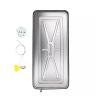 PAPERGAN Air Conditioning Drain Tray Universal Condensate Drip Pan Kit Galvanized Iron Drain Pan with 2m Drain Tubing for Universal Air Conditioner Systems (Size : 5P : 100 * 47 * 3CM) view 1