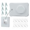 Qiviluto Retractable Clothesline Indoor Clothes Line for Hanging Dry and Wet Clothes on Heavy Duty Outdoor Clothing Lines 16.7 ft (White) view 1