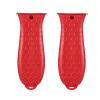 2 Pcs Cast Iron Handle Cover, Silicone Hot Handle Holder, Heat Resistant Cast Iron Skillet Covers Potholder for Frying Pans and Griddles Kitchen Supplies view 1