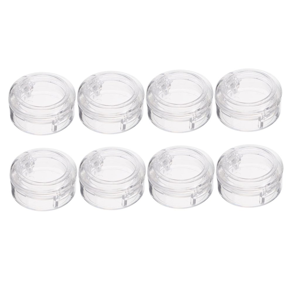 MAGICLULU 8pcs Empty Eyeshadow Organizer Case for Makeup Accessories Durable Practical Storage for Blush Foundation and More Home and Dorm Use