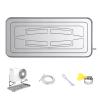 XGQXZWC Air Conditioner Water Drip Tray, Air Conditioner Condensate Drain Pan, Stainless Steel Air Conditioning Drainage Board, Universal Window Air Conditioner Drain Kit (Size : 93x44cm/37x17in) view 1