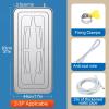 XGQXZWC Air Conditioner Water Drip Tray, Air Conditioner Condensate Drain Pan, Stainless Steel Air Conditioning Drainage Board, Universal Window Air Conditioner Drain Kit (Size : 93x44cm/37x17in) view 2