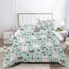 Fantasy Cat Unicorn Design Comforter Set | Magical Feline Unicorn Prints Bedding Set | with Soft Comforter+2 Pillow Shams(3PCS) or Sheet (4PCS) (D,Twin-3PCS) view 2