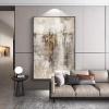 100% Handmade Oil Painting on Canvas Abstract graffiti wall painting Modern Nordic Home Decor Living Room Bedroom Wall Decor Art (100x200cm No Frame, C) view 2