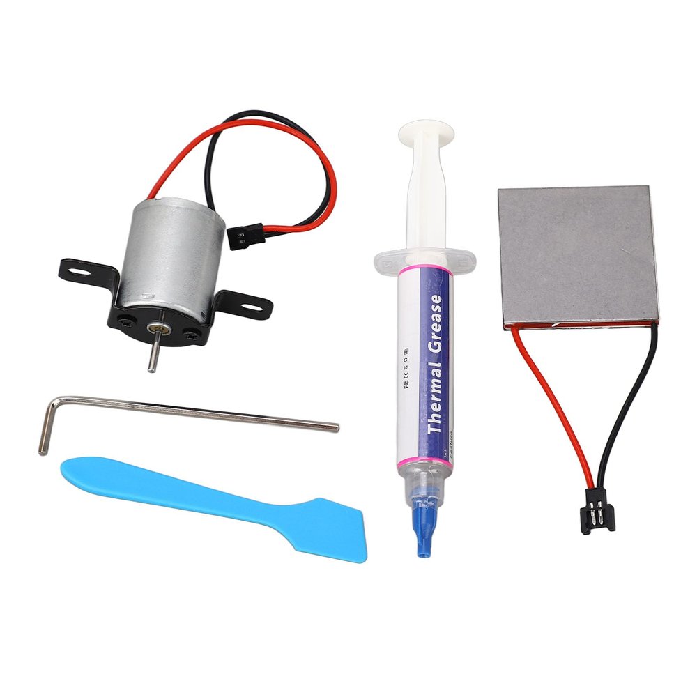 Locadence Universal Fireplace Fan Accessories, Motor Power Generation Sheet Set, Stove Repair Accessories, Durable Thermoelectric Module for Log Burner