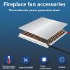 Locadence Universal Fireplace Fan Accessories, Motor Power Generation Sheet Set, Stove Repair Accessories, Durable Thermoelectric Module for Log Burner view 3