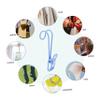 MAGICLULU 10pcs Multi-use Non-Slip Laundry Hooks Plastic Clamp Hooks Simple Clip for Clothing Dryer Home Office view 4