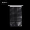 uxcell 50pcs Clear Bakery Bags, Kraft Tin Tie Bags with Tin Tie Tab Lock, Paper Bread Bags Kraft Paper Bags for Bakery Cookies, Treats, Snacks4.3x6.7x8.6 Inches view 3