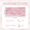 Xiomot Cheesecloth Table Runner 10FT Blushing Pink Boho Gauze Sheer Runners view 2