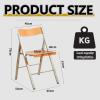 Acrylic Folding Chair, Acrylic Chair,Clear Chair Foldable And Stackable,Transparent Modern Clear Folding Dining Chairs,Transparent Armless Foldable Chair,for Bedroom, Living Room, Dining,Study Room ( view 2
