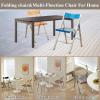Acrylic Folding Chair, Acrylic Chair,Clear Chair Foldable And Stackable,Transparent Modern Clear Folding Dining Chairs,Transparent Armless Foldable Chair,for Bedroom, Living Room, Dining,Study Room ( view 4