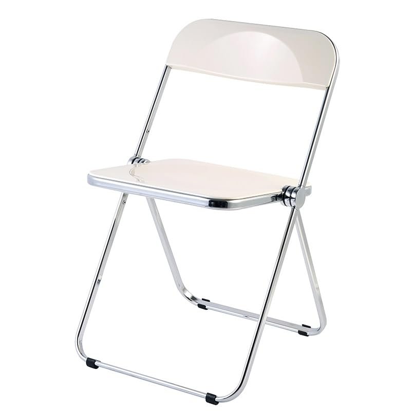 Acrylic Folding Chair,Folding Dining Chair,Clear Acrylic Foldable Chair With Hardware Material,Portable Fold Up Event Chair,Clear Chair Foldable And Stackable,Weight Capacity 200kg/440lbs, Transparent