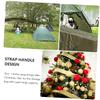 PRETYZOOM Oxford Cloth Tree Storage Bag Large Size Green Christmas Tree Protector view 3