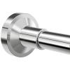 Bonpally Shower Curtain Rod 32-89 Inches Adjustable, Non-Slip Spring Tension Shower Rod for Bathroom, Window, Room Divider, Chrome view 1