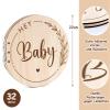 HOUSM Baby Shower Guest Book Alternatives, Baby Shower Book Guest for Girl Boy, Baby Shower Sign in Guest Book, Advice Guestbook Keepsake Gift for Newborn-32Pages view 2
