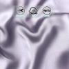 XHCTNN Cool Skin Friendly Ice Silk Quilt - Lightweight Queen Size Smooth Sheets 4pc Set - Fashionable Exquisite Embroidery Air Conditioning Comforter Pillowcase Bedding(J,180 * 220cm) view 2