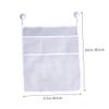 Bathtub Toy Organizer Set Mesh Storage Bag with Suction Hooks view 2