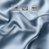 XHCTNN Cool Skin Friendly Ice Silk Quilt - Lightweight Queen Size Smooth Sheets 4pc Set - Fashionable Exquisite Embroidery Air Conditioning Comforter Pillowcase Bedding(A,150 * 200cm) view 2