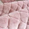 Velvet Couch Cover,Anti-Slip Sectional Couch Covers,Reversible Quilted Corner Furniture Cover,Sofa Slipcover for Dogs Cats Pet,Washable Recliner Sofa Cover,Only 1 Piece/Not All Set,Pink-28"x70" view 3