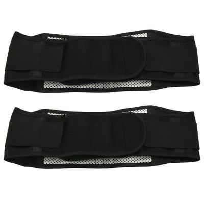 Baglaum 2X Adjustable Waist Tourmaline Self Heating Magnetic Therapy Back Waist Support Belt Lumbar Brace Massage Band XL