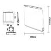 Shower Stool Bathroom Stools Bath Stool Antislip Shower Seat Stool Shower Seats Stool Wall Mounted Swivel Seat with Arms with Back Bath Chair Nonslip Foldable Wall Shower Stools Wall Mount view 2