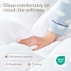 Ultra Soft Twin XL Mattress Topper - Cloud-Like Mattress Pad for Back Pain Relief - Breathable Cooling Material for Hot Sleepers, White view 2