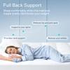 Cloud-Like Queen Mattress Topper - 100% Cotton Top Mattress Pad for Back Pain Relief - Breathable & Naturally Cooling for Hot Sleepers, White view 4