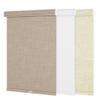 Sulugood 100 Blackout Roller Shades for Windows Cordless Roller Blinds with Cassette Valance Cut to Size Free-Stop Thermal Insulated Windows Shades for Bedroom, Home Office,Light Brown,50" W x 72" H view 1