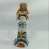 11" BRIDE TALAVERA CATRINA colorful mexican ceramic day of the dead sculture view 1