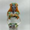 11" BRIDE TALAVERA CATRINA colorful mexican ceramic day of the dead sculture view 2