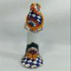 11" BRIDE TALAVERA CATRINA colorful mexican ceramic day of the dead sculture view 4