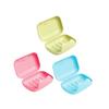 PRETYZOOM 3pcs Soap Box Lock Leakproof Soap Storage Container for Bathroom Travel Camping Space-Saving Design for Organization Color view 1