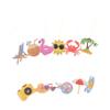 Amosfun 12pcs Hawaiian Swirl Hanging Decorations for Luau Parties Tropical Theme Party Supplies Summer Beach Ornaments Swirls for Indoor Outdoor Use view 1