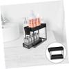 Ciieeo Bathroom Organizer Kitchen Cabinet Organizer Storage Shelf Portable Light Weight Easy Installation view 3