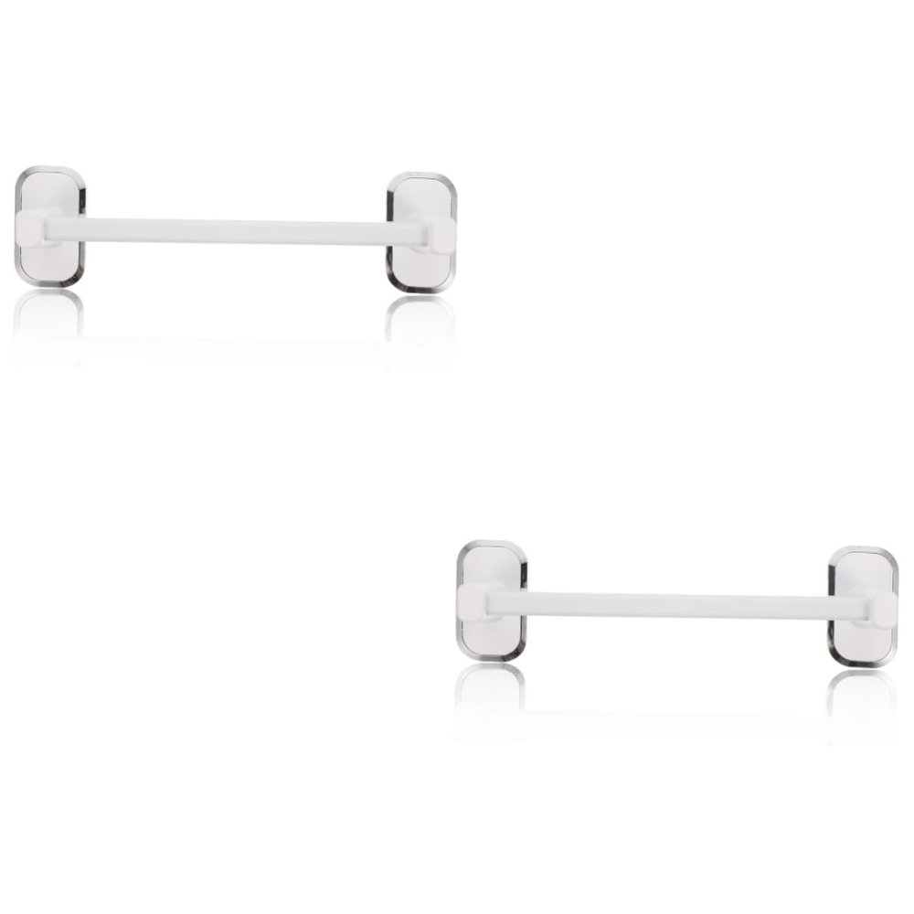 Zerodeko 2pcs Wall-Mounted Shoe Organizer Bathroom Storage Rack Hooks Entryway Slipper Rack Towel Hanger Nail-Installation