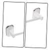 Zerodeko 2pcs Wall-Mounted Shoe Organizer Bathroom Storage Rack Hooks Entryway Slipper Rack Towel Hanger Nail-Installation view 2