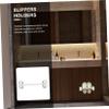 Zerodeko 2pcs Wall-Mounted Shoe Organizer Bathroom Storage Rack Hooks Entryway Slipper Rack Towel Hanger Nail-Installation view 3