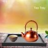 LiebeWH Large Black Wood Serving Tray Wooden Tea Coffee Snack Food Tray with Rectangle Shape Design for Home and Restaurants (30 * 30), LiebeWHhebc8xdq70-03 view 4