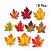 WRITWAA 2 Packs Sturdy Artificial Maple Leaves Autumn Decor 10 Color Variety Maple Leaf Decoration for Home Parties view 2