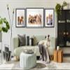 11x15 Black Wood Picture Frame with White Mat | 13x17 Frame Matted to 11x15 | Display Your Picture Under UV Acrylic Shatter Guard Front, with Foam Board Backing and Wall Hanging Hardware - Wood Frame view 3