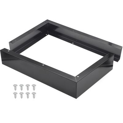 Microwave Filler Kit 2.95W Black Microwave Trim Kit Replaces Whirlpool W10164739 - Universal Microwave Trim Kit Fits Most Brands - Fills Over the Range Oven Cabinet Gap - 10.75D x 17.25H