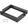 Microwave Filler Kit 2.95W Black Microwave Trim Kit Replaces Whirlpool W10164739 - Universal Microwave Trim Kit Fits Most Brands - Fills Over the Range Oven Cabinet Gap - 10.75D x 17.25H view 1