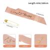 13th girls Birthday Sash and Tiara Set Rose Gold Birthday Sash Crown Birthday Party Favors Supplies for girls Birthday Party view 3